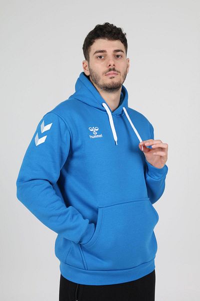 hummel Μπλε βαμβακερό φούτερ Armin Saks