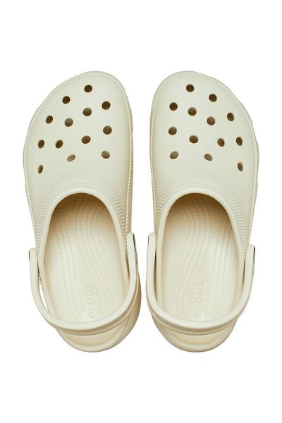 Crocs Classic Platform Women's Cream Slippers