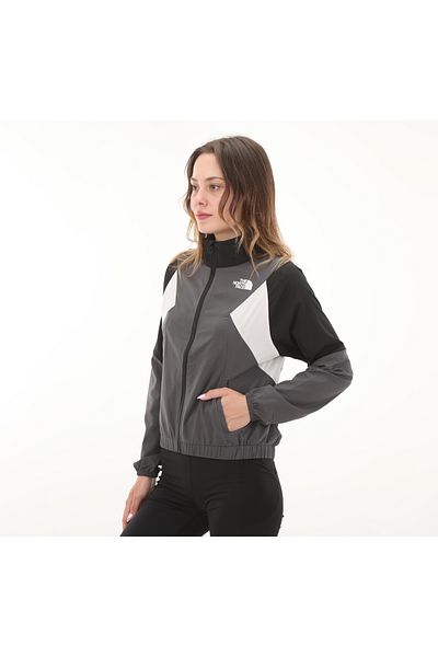 THE NORTH FACE Gray Women's Jacket - F0a87fm3od1-r W Ma Wind Track Top