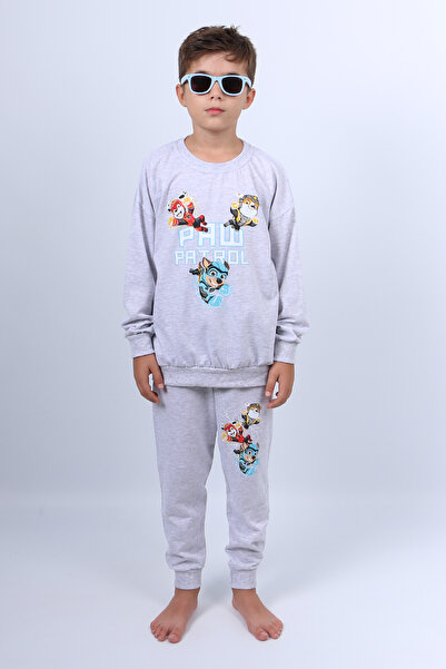 HÇM طقم بدلة رياضية للأولاد بطبعة شخصية - C61