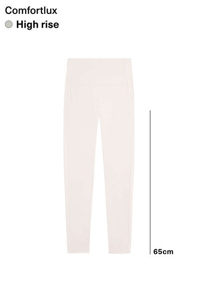 Oysho Comfortlux rib high rise 65 cm bilek hizasında tayt