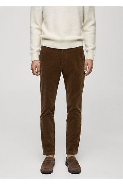 MANGO Man Slim-fit corduroy trousers