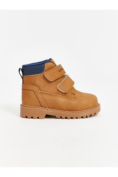 LC Waikiki LCW STEPS Μπεζ Velcro Baby Boy Boots