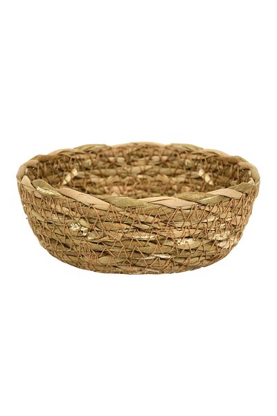 Bliss 6-Piece Wicker 11cm Snack Bowl Presentation Plate/Bowl Organizer