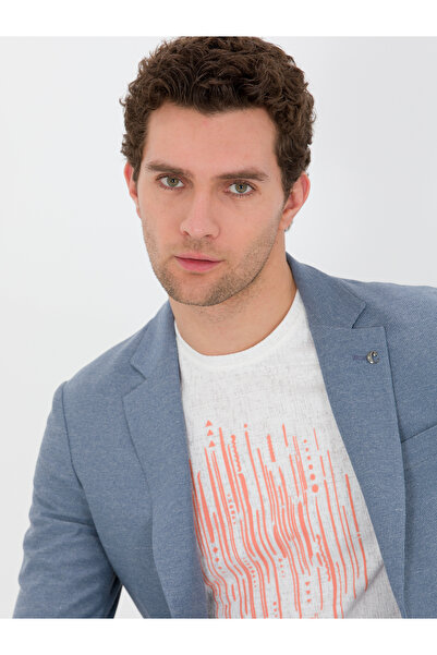 Cacharel Mavi Slim Fit Ceket 50271261-VR036