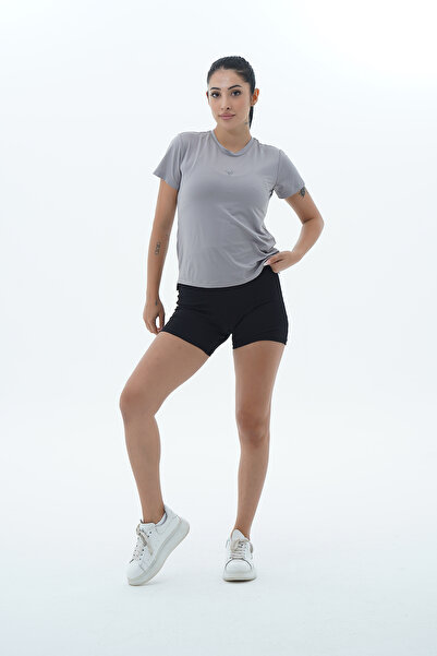 George Phoenix Γυναικείο αθλητικό μπλουζάκι Flex Air - Γκρι Άνετο Κοντό μανίκι