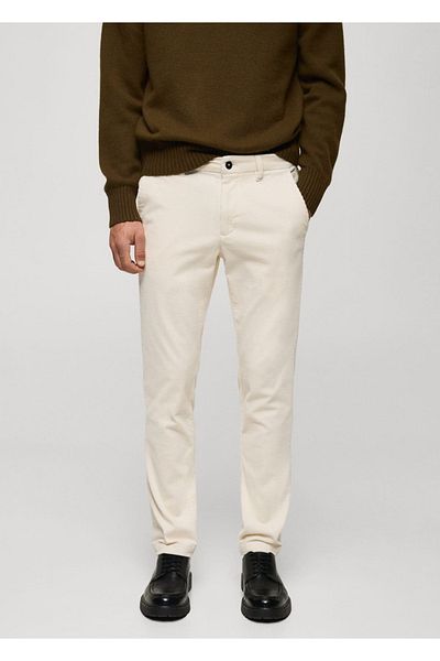 MANGO Man Slim-fit corduroy trousers