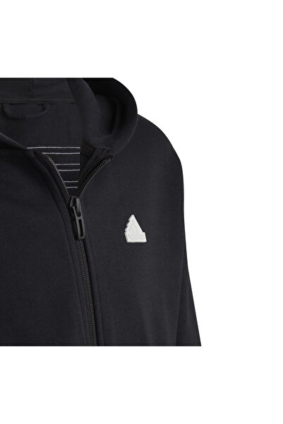 adidas Jachetă neagră pentru copii