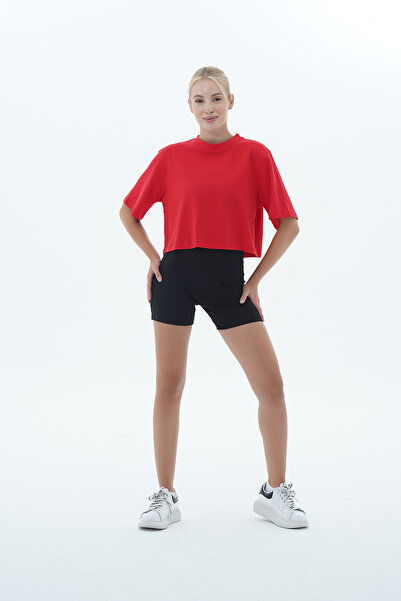 George Phoenix Pure Comfort - Tricou roșu cu croială relaxată, 100% bumbac