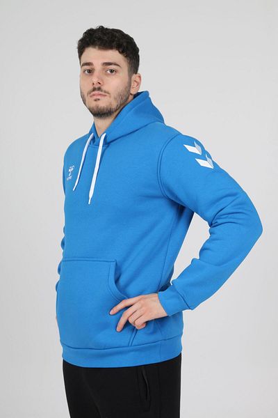 hummel Μπλε βαμβακερό φούτερ Armin Saks