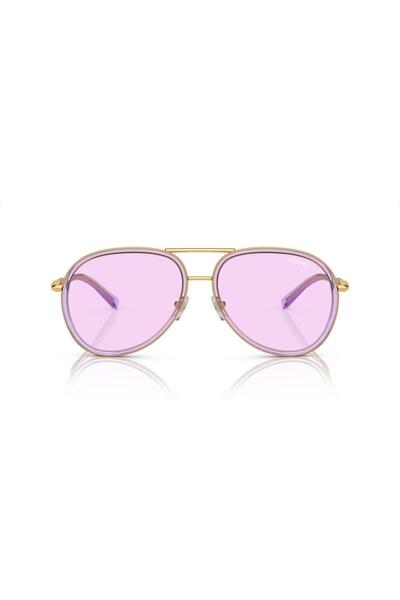 Versace Woman Pilot Sunglasses- Ve 2260 - Lense Size:60mm - Lillac Transparent
