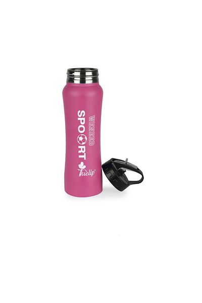 layfhex 700 ml Water Bottle Stainless Steel Sports Model - Pink