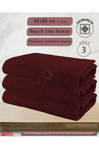 CACON 3 Pieces Microfiber Sports Towel - 50X90Cm Hair Salon, Barber and Hand Face Towel