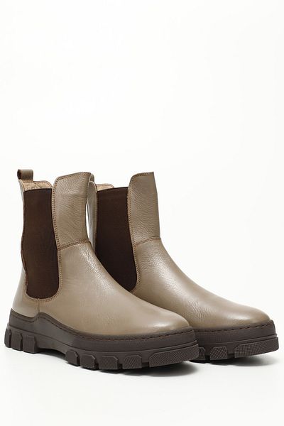 GÖNDERİ(R) Women/Girls Mink Floater Rubber Sole Genuine Leather Chelsea Boots