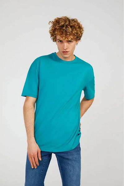 The Crow Ανδρικό μπλουζάκι Math Half-relax Tee Blue
