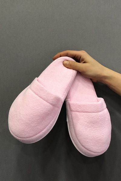 Limelia Maternity Pink Towel Slippers