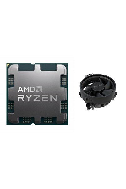 Amd Ryzen 5 7500F AM5 3.7 GHz 32 MB 65 W Tray+Fan (Kutusuz, Soğutuculu) MPK İşlemci
