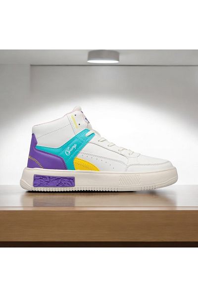 Jump Women, Girls, Teenagers, Long-Top Lace-Up Sneakers, Sneakers