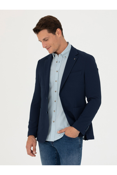 Cacharel Lacivert Slim Fit Ceket 50264783-VR033