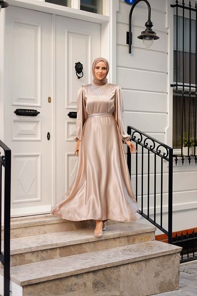 GAVLİA Stoned Evening Dress