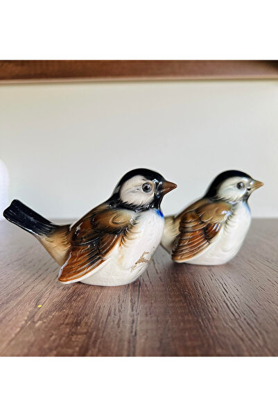 MozzArt Dekoratif Vintage Antika Koleksiyon Sanatçı İmzalı Bisküvi Porselen B...