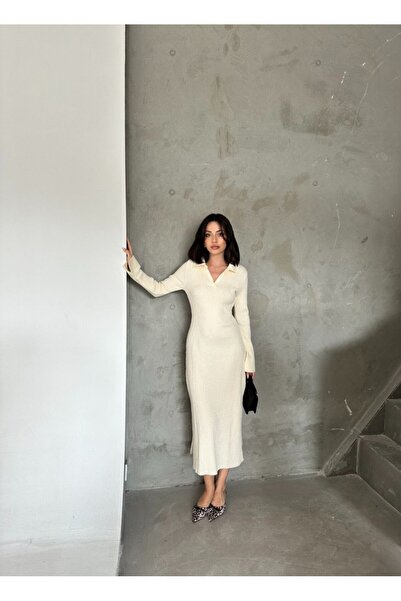 Butik TRİKO UZUN ELBİSE