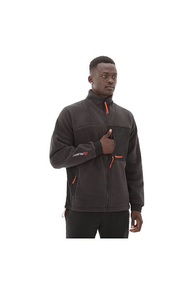 Timberland Ανδρικό μπουφάν από φλις Timberland Polartec Mix Anthracite - Πλήρες φερμουάρ, μεσαία μέσα