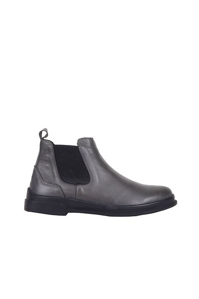 Bueno Shoes 01wr6300 Μοντέλο Γκρι Δερμάτινες Γυναικείες Μπότες