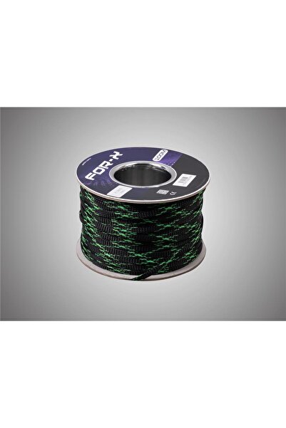 For-X X-106ys Yeşil-siyah 6mm 100 Metre Kablo Çorabı