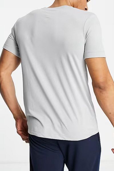 Nike Μπλουζάκι με λογότυπο Pro Dri Fit Training Γκρι Ανδρικό T-Shirt Γκρι