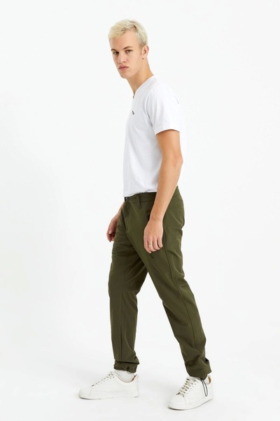 The Crow Culture Pantolon Erkek Cebi Fermuarlı Haki Pantolon