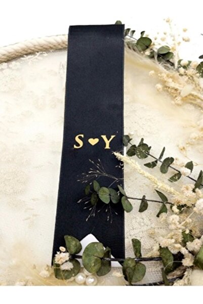 İsabella Accessories Gelin Damat İsimli Tören Takı Kurdelesi Kişiye Özel Bask...