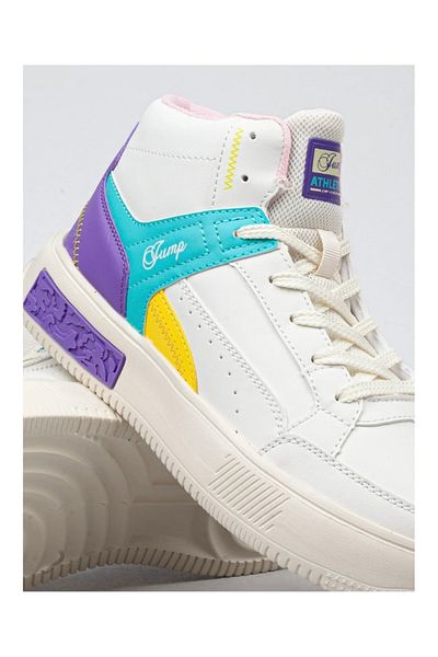 Jump Women, Girls, Teenagers, Long-Top Lace-Up Sneakers, Sneakers