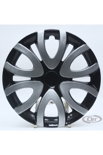 OTOCİRİT Jant Kapağı Siyah-gri Kırılmaz 15" Renault Model (amblem Hediyeli) (...
