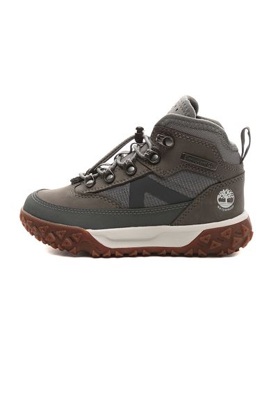 Timberland B0A6Arwel81-R Greenstride Motion 6 Mid Bungee Waterpro Baby Boots and &amp; Ccedil;Izme Gray