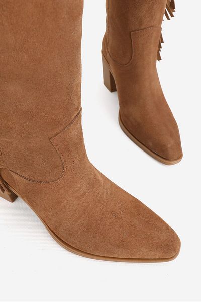 TUNAELLİ ΓΥΝΑΙΚΕΙΑ TABA SUEDE ΓΝΗΣΙΟ ΔΕΡΜΑ ΦΥΣΙΚΟ ΔΕΡΜΑ ΜΠΟΤΕΣ WESTERN