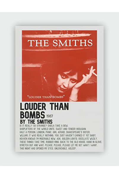 fırsatlar diyarı The Smiths - Louder Than Bombs Müzik Duvar Posteri - Kalın K...