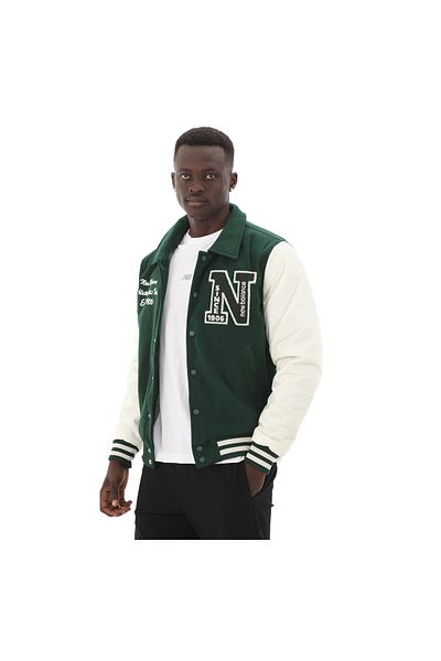 New Balance New Balance Mnj3391 Men's White Jacket - Mnj3391-Grn