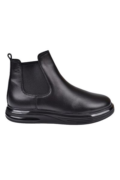 Voyager Black Genuine Leather Chelsea Men's Boots - Voy-6972