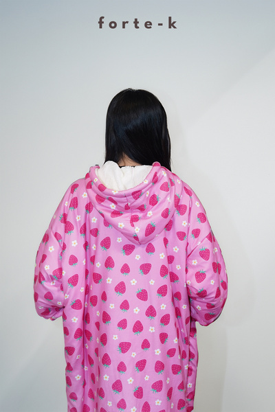 ECEMRE Φορητή κουβέρτα τηλεόρασης με ψηφιακή εκτύπωση - Φούτερ & φούτερ με κουκούλα & πόντσο & φλις μεγάλου μεγέθους