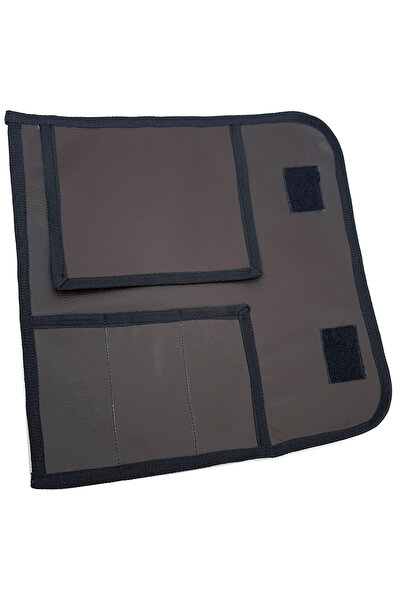 SürLaz Deri Bıçak Çantası  Kamp Çantası Şef Bıçağı Taşıma Çantası Çok Amaçlı ...