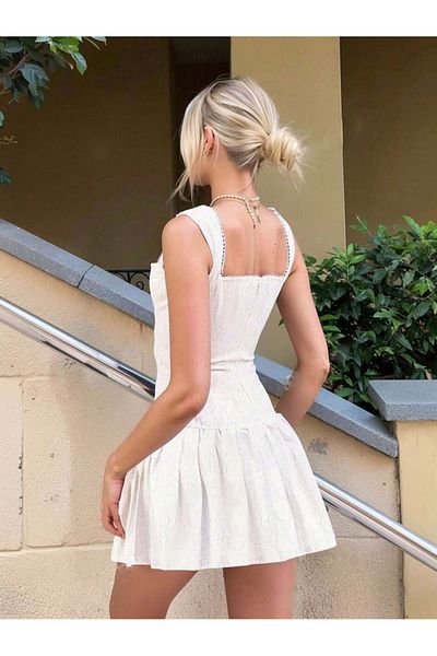 FASHION COCKTAIL Μίνι βραδινό φόρεμα με ρυθμιζόμενο υφασμάτινο υφασμάτινο - σέξι μαύρο