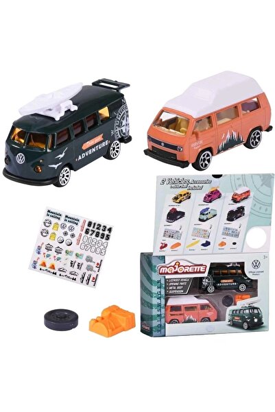 Majorette Art002 C01 Nessiworld 2 Pack Volkswagen the Originals Model Cars Bernami New