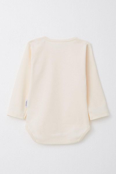 Breeze Cream Colored Snap-On Bodysuit for Baby Boy 9-3 Years
