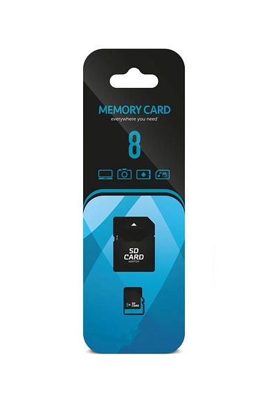 Ecuy 8 Gb Micro Sd Memory Card – High Speed ​​Data Storage Compatible with Phones, Cameras, Security Cameras