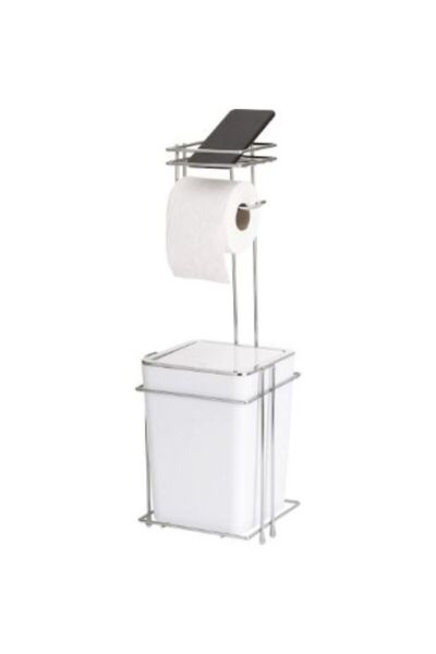 ACERO 20341 طقم مرحاض قائم على شكل سلة مهملات كروم