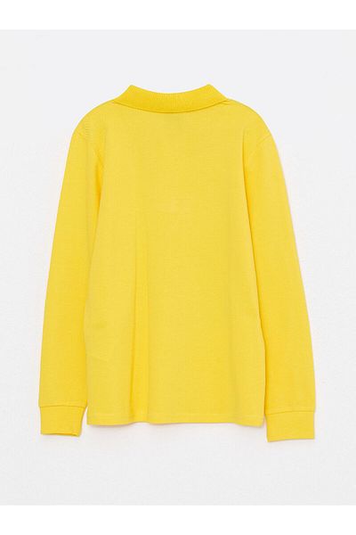 LC Waikiki Polo Neck Basic Long Sleeve Boy's T-Shirt