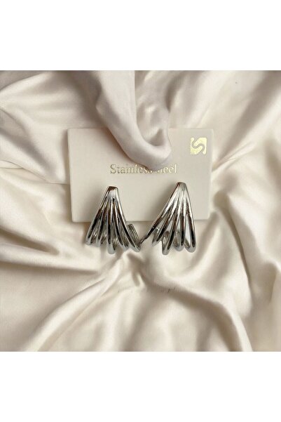 stainless steell Çoklu Çelik Küpe