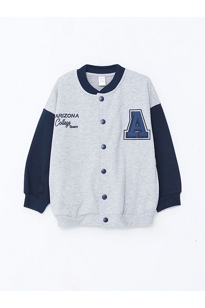 LC Waikiki Lcwk Printed Baby Boy College Jacket and Sweatpants Bottom Set of 2