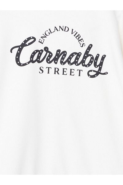 LC Waikiki Lw - Crew Neck Printed Girl's Dress